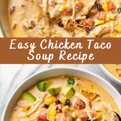 Easy Chicken Taco Soup