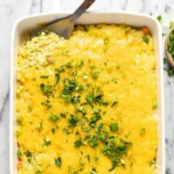 Dump And Bake Chicken And Rice Casserole