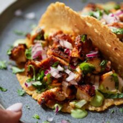 Ridiculously Good Chicken Tacos With Green Sauce