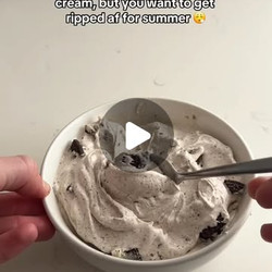 High-protein Oreo Mcflurry Dupe
