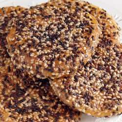 Sesame Coated Pumpkin Pancakes (芝麻南瓜餅)