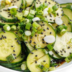 Japanese Quick Pickled Cucumbers