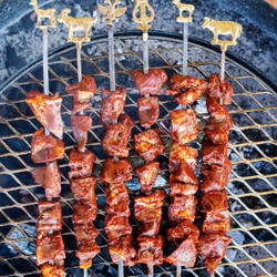 Anticuchos De Corazon, Grilled Heart Skewers