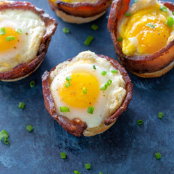 Bacon And Egg Toast Cups