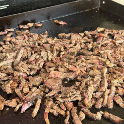 Smoked Brisket Cheesesteaks