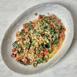 Tahini-creamed Chard