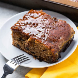 Vintage Prune Cake With Glaze