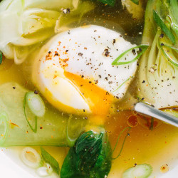 Recipe: Gingery Poached Egg Soup