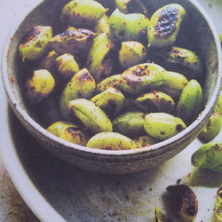 Charred Green Chickpeas With Chile And Lime - Cool Beans