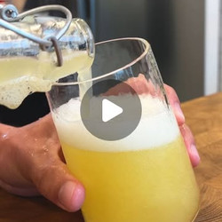 Homemade Pineapple "fanta" drinks cocktails