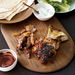 Slow Roasted Lamb Shoulder With Homemade Harissa