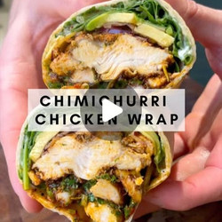 Chimichurri Chicken Wrap