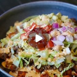 Sweet Potato Burger Bowl