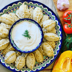 Uzbek Manti (манты)