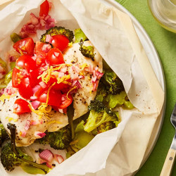 Chicken And Broccoli Parchment Packets