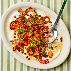 Roasted Delicata Squash With Crispy Onions