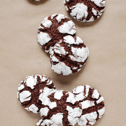 Brownie Mix Crinkle Cookies
