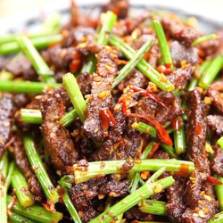 Sichuan Beef, Dry-fried