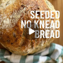 Seeded No Knead Bread