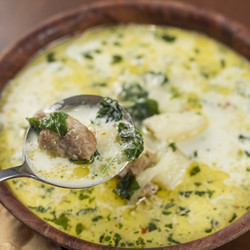 Spicy Sausage &amp; Kale Soup