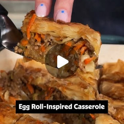 Egg Roll Casserole apps snacks