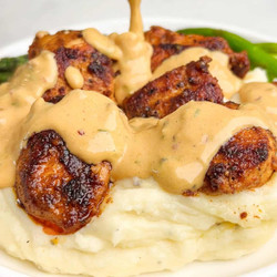 Garlic Parmesan Chicken And Gravy