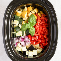 Slow Cooker Ratatouille (with Fresh Summer Veggies!)