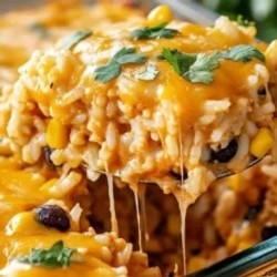 Chicken Enchilada Rice Casserole