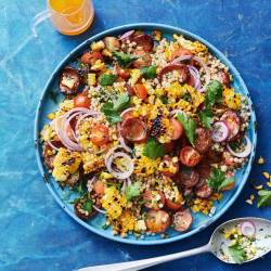 Chorizo &amp; Corn Salad Recipe | Woolworths