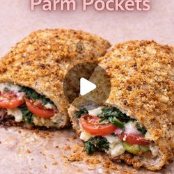 Crispy Chicken Parm Pockets