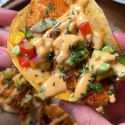 Seared Fish Tacos With Mango Salsa