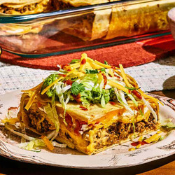 Crunchwrap Casserole