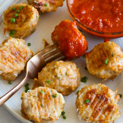 Gluten-free Chicken Meatballs (baked)