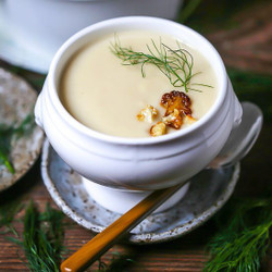Roasted Fennel And Cauliflower Soup