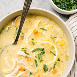 Avgolemono Soup (whole30, Keto, Grain Free)