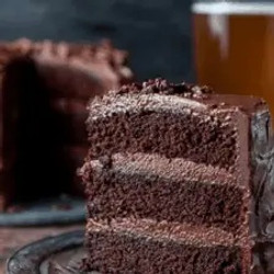 Epic Chocolate Stout Cake With Chocolate Bourbon Sour Cream Frosting