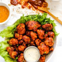 Air Fryer Bbq Cauliflower "wings"