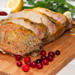 Pork Tenderloin With Balsamic-cranberry Sauce