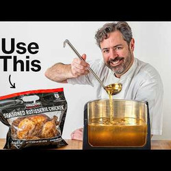 Fast Pressure Cooker Roast Chicken Stock