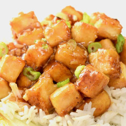 Sticky Lemon Tofu