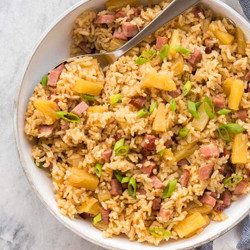 Ham And Pineapple Rice