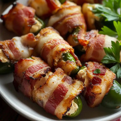 Bacon Wrapped Jalapeno Poppers