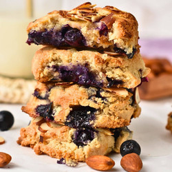 Almond Blueberry Cookies