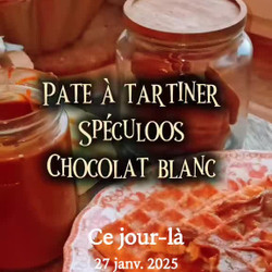 Pâte À Tartiner Speculoos Et Chocolat Blanc