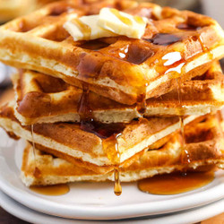 Fluffy Homemade Waffles Recipe