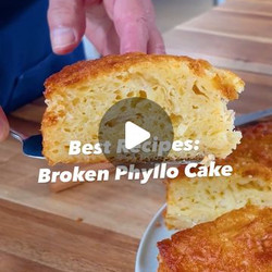 Broken Phyllo Cake With Orange And Bay