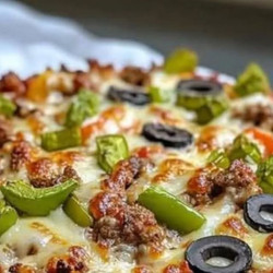 Low Carb Crustless Pizza Bowl