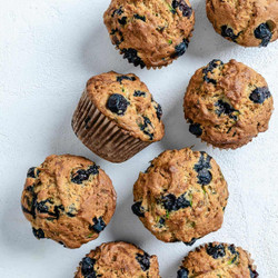 Vegan Blueberry Zucchini Muffins