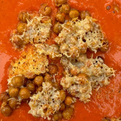 Chickpea Parmesan Crisps