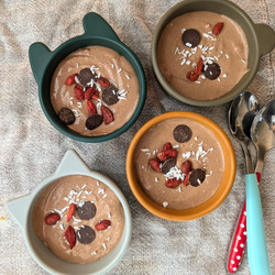 High Protein Cottage Cheese Chocolate Pudding